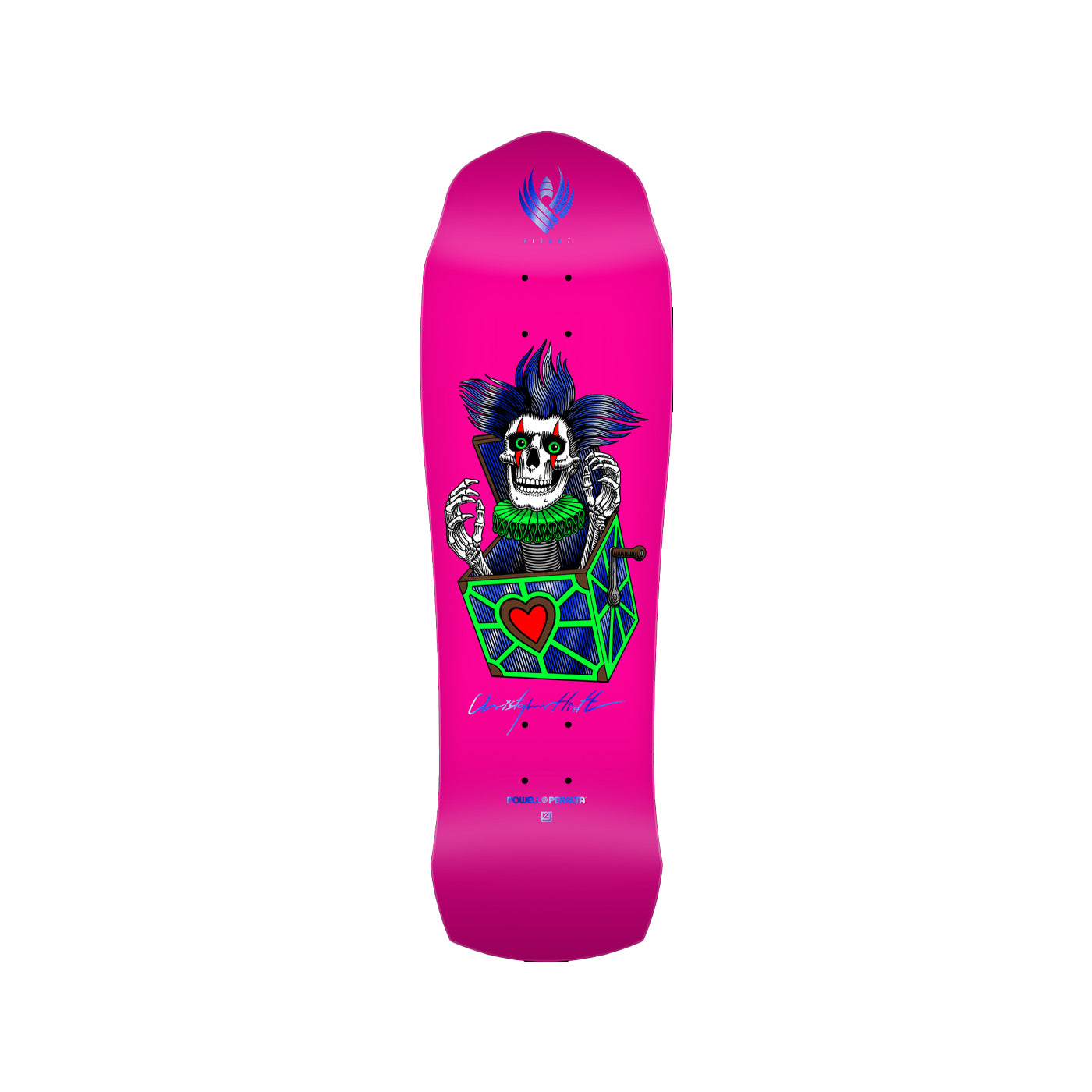 Powell Peralta Pro Chris Hiett Skull FLIGHT 9.5 x 31.13 Deck