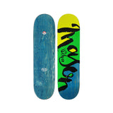 Real Mason Script Colorblock 8.5 x 31.8 Deck w/ Pepper Grip