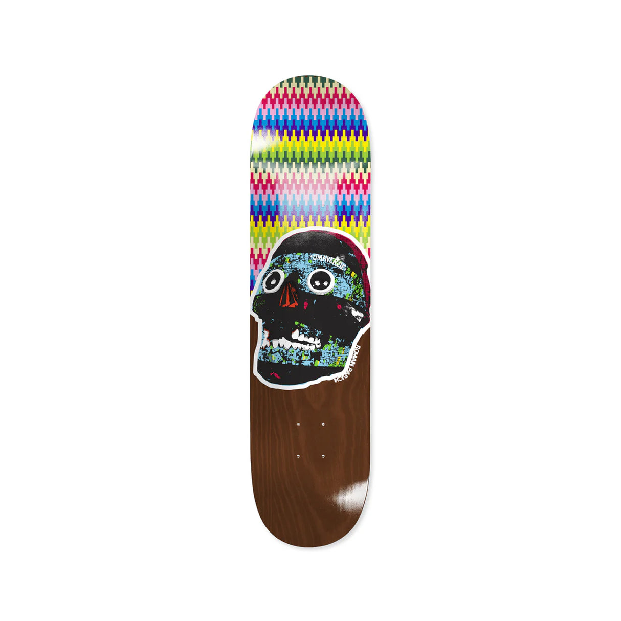 Uma Roman Aztec 8.5 x 31.91 Chunk Shape Deck w/ Pepper Grip