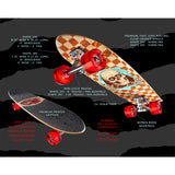 Powell Peralta Sidewalk Surfer Checker Ripper 7.75 x 27.2 Complete Skateboard