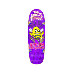Heroin Skateboards Stingee Thingee 9.8 x 32 Deck w/ Pepper Grip