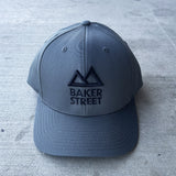 Baker Street Classic Logo Solid Twill Trucker Hat