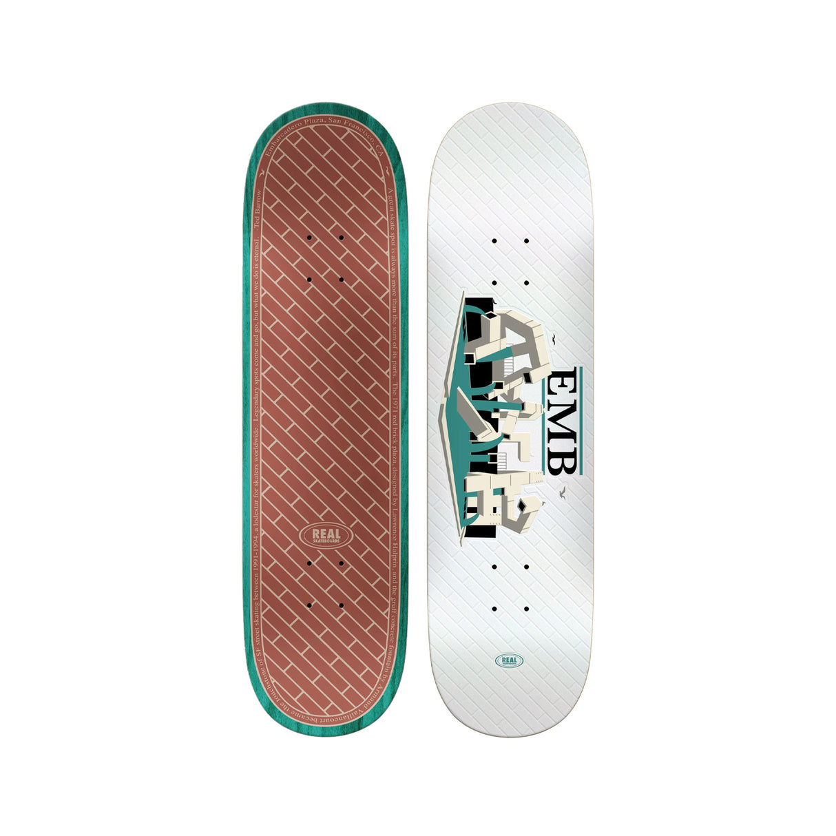 Real Team EMB 8.25 x 32 Deck w/ Pepper Grip