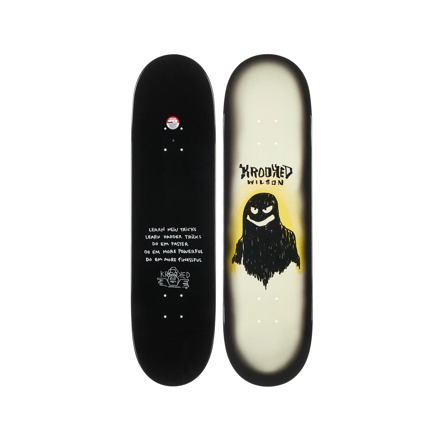 スナックベーカー K82 910W 2プレート Krooked Wilson Concealed 8.38 x 32.25 Deck w/ Pepper Grip – Baker