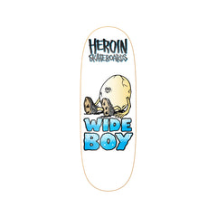 Heroin Skateboards Wide Boy Egg 10.75 x 32 Deck w/ Pepper Grip