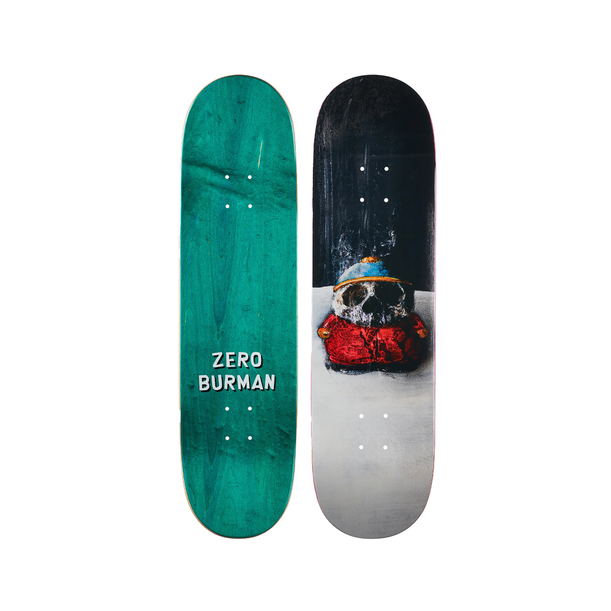 Zero Burman South Park Horror 8.5 x 32.25 Deck w/ Pepper Grip