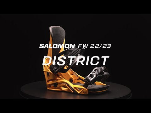 Salomon District Snowboard Bindings - 2024 – Baker Street Snow