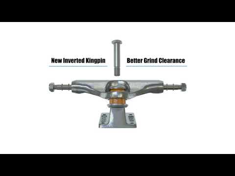 Independent Hollow Reynolds MiD Inverted Kingpin Silver Trucks