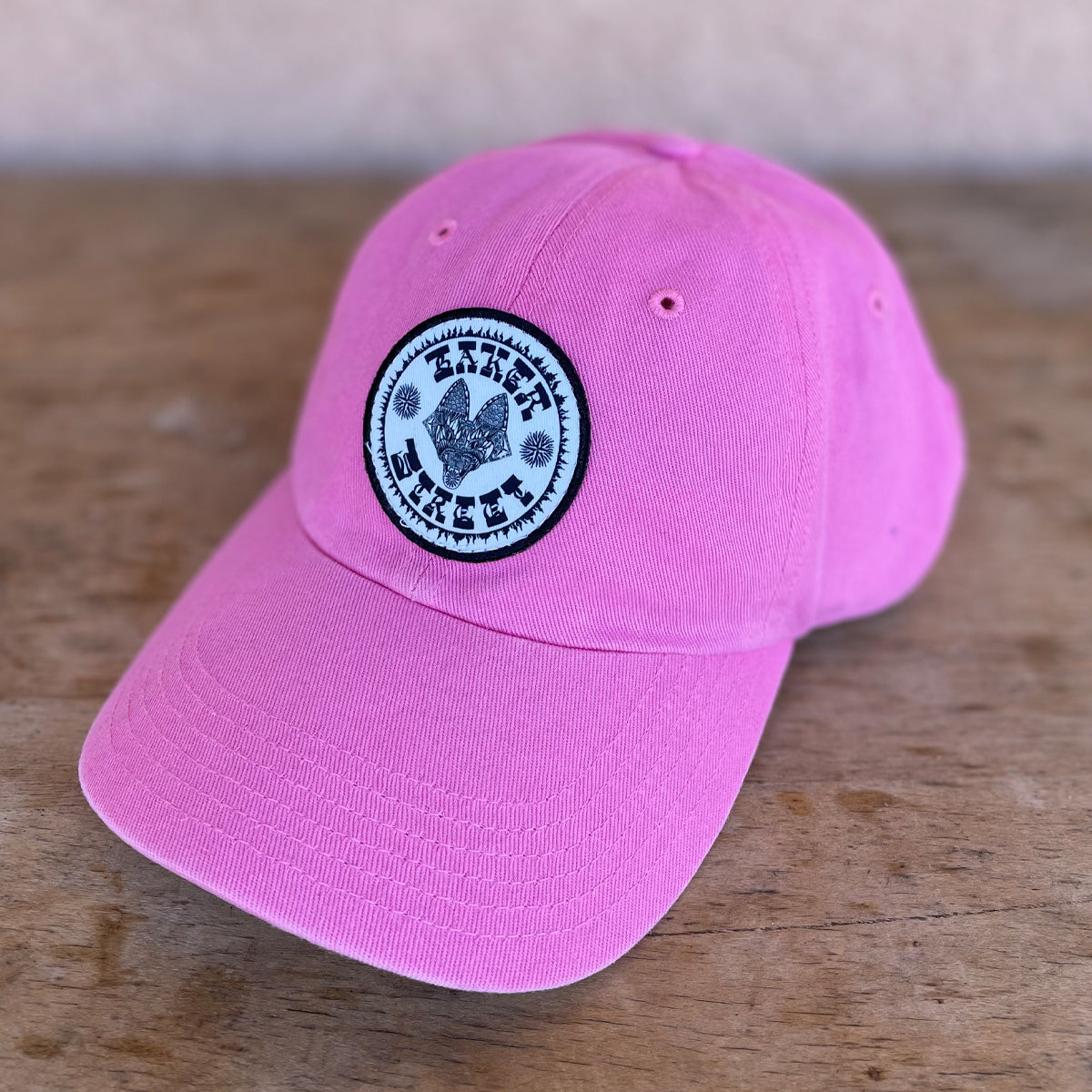 Baker Street x Husky Roundup Dad Hat - Pink