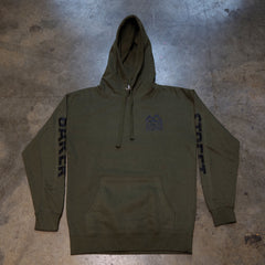 Baker Street Mountain Logo Hoodie | Olive