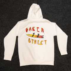 Baker Street x Shred Mango Hoodie | White
