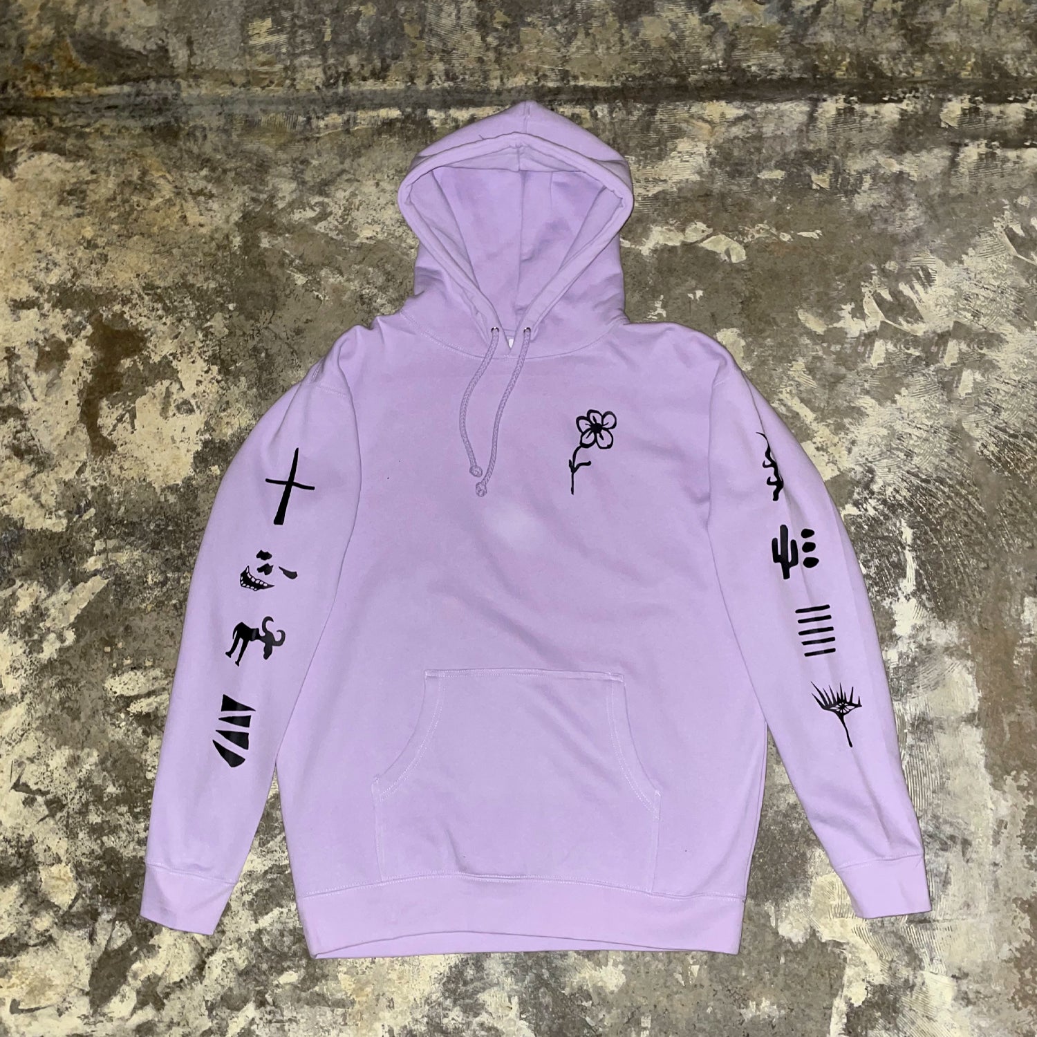 Purple love cheap yourself butterfly hoodie