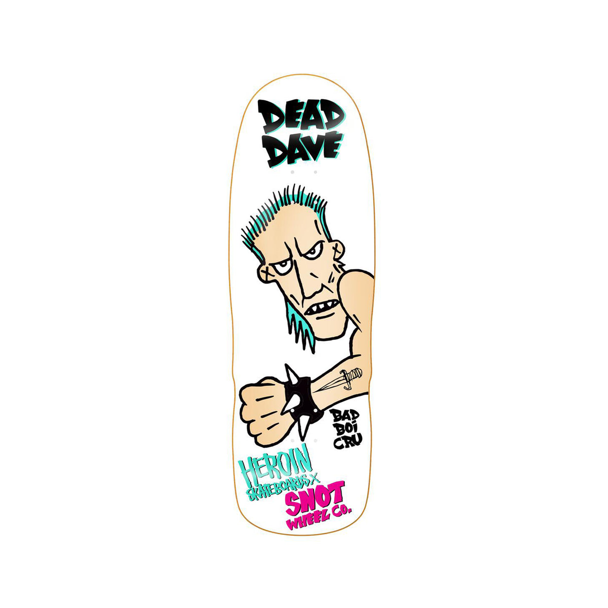 Heroin Skateboards DD Bad Boi 10.1 Deck w/ Pepper Grip